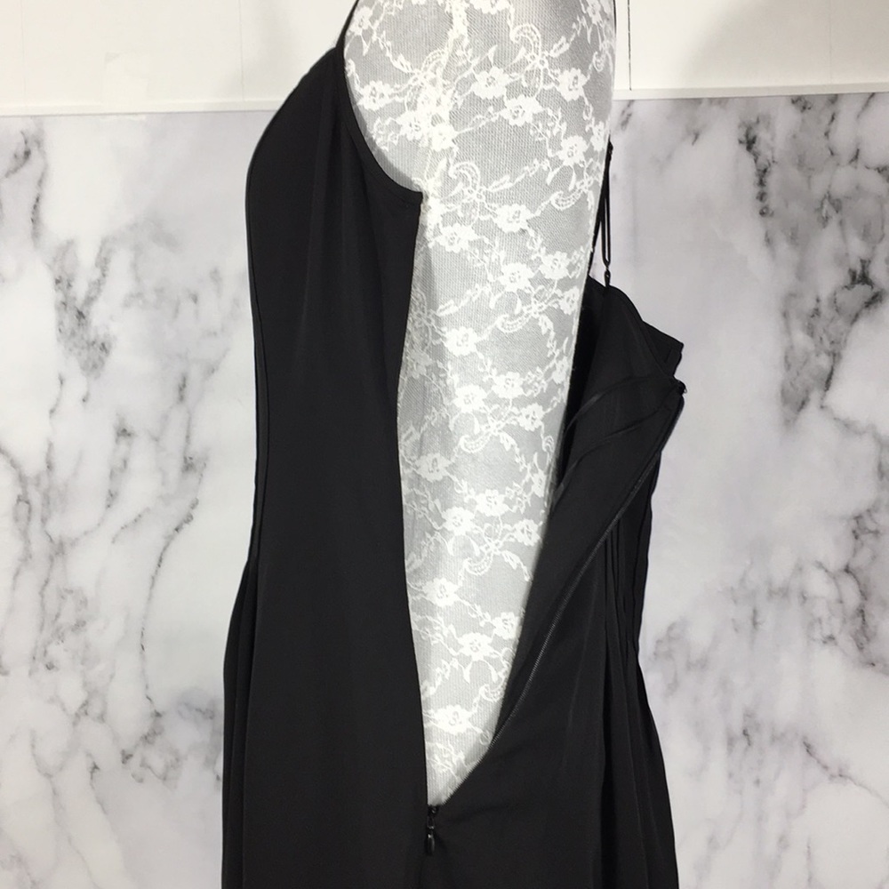 Banana Republic Black Criss Cross Back Midi Dress - Picture 6 of 14